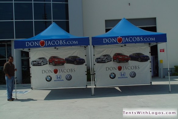 10 x 10 Pop Up Tent - Don Jacobs